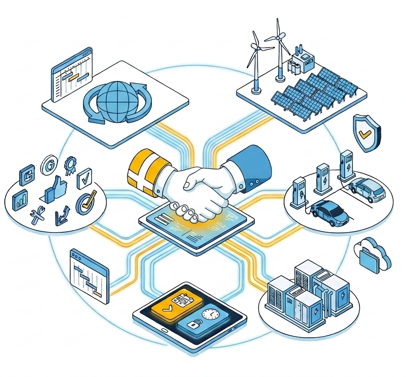 Rejoignez les entreprises qui font confiance à UBIX-SOFTWARE, le logiciel de suivi de chantier pour les professionnels du photovoltaïque, des installateurs IRVE, des entreprises de stockage d'énergie et des installateurs éoliens